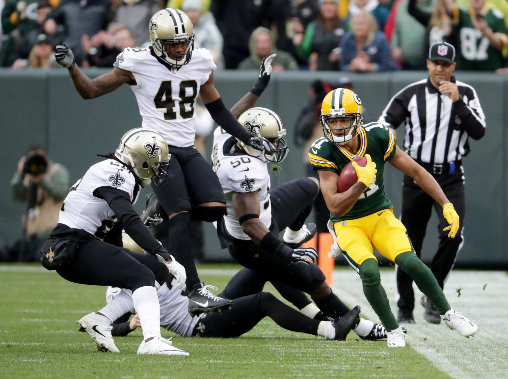Trevor Davis - Packers Vs. Saints